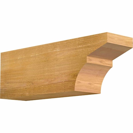 Ekena Millwork Monterey Rough Sawn Rafter Tail, Western Red Cedar, 6"W x 8"H x 24"L RFT06X08X24MON00RWR